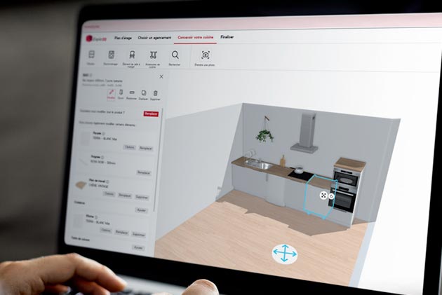 Concevoir la cuisine en 3D