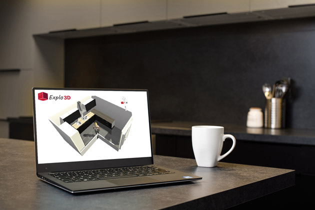 Design the kitchen of your client in 3D